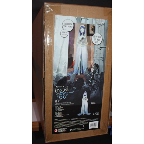 Disney Corpse Bride Emily 20th Anniversary Gemmy Halloween 2025 Animatronic 5Ft - Picture 4 of 16